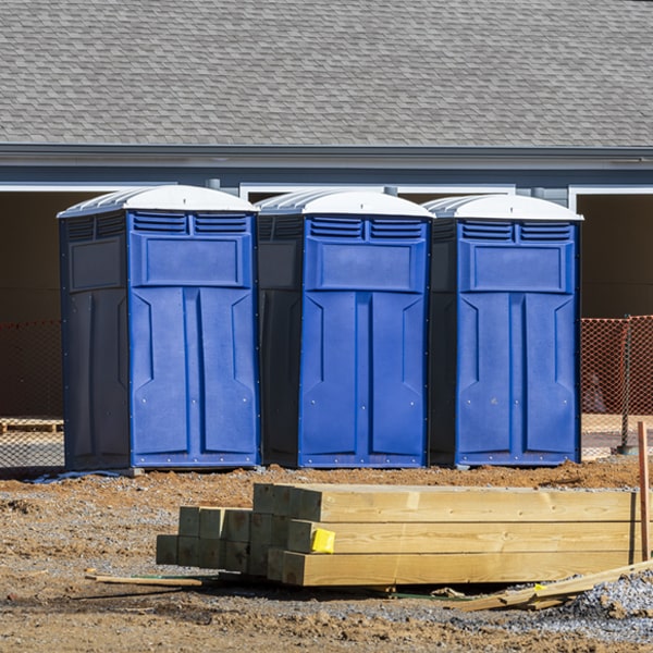 do you offer hand sanitizer dispensers inside the portable toilets in Ames